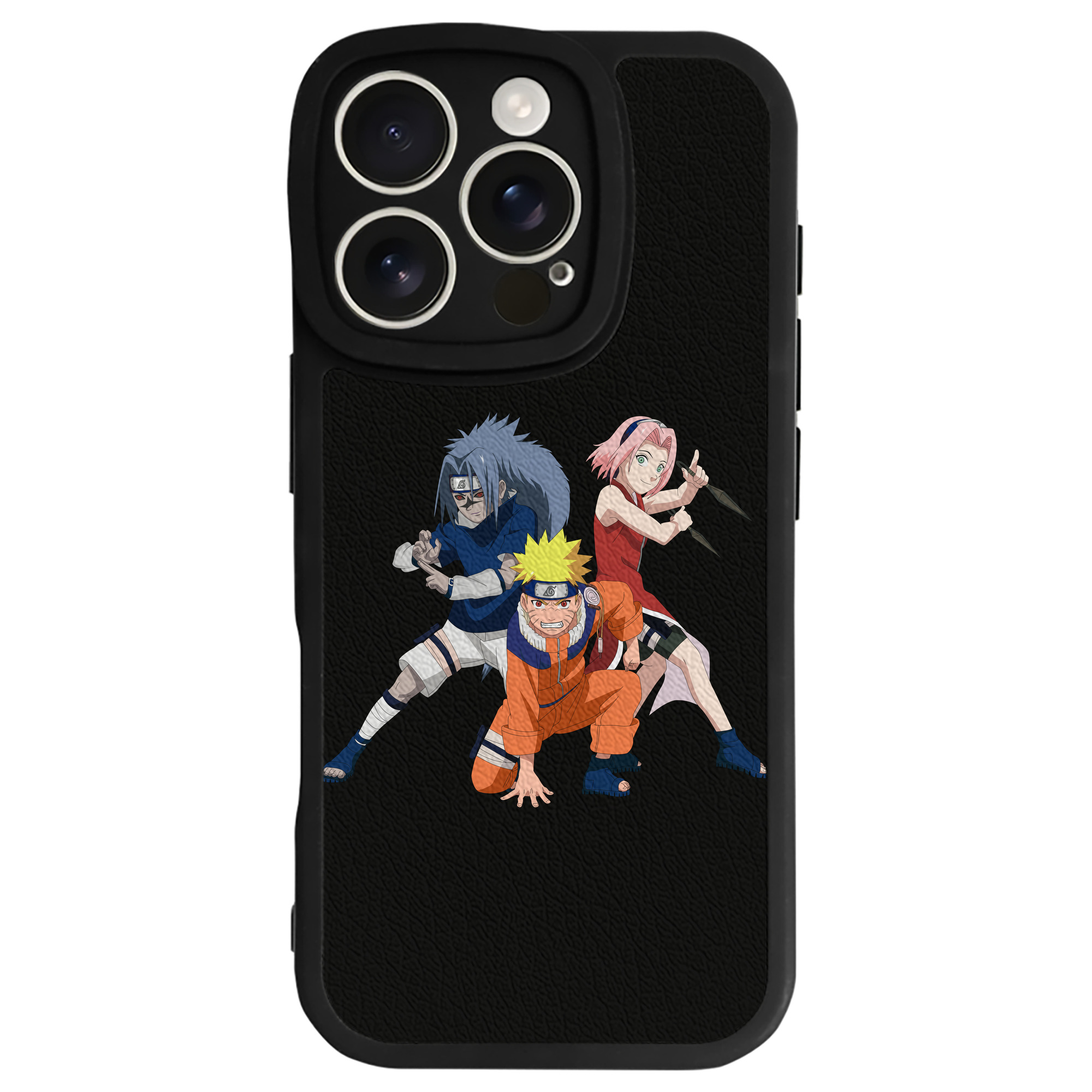 （画像用） NARUTO -ナルト- うずまき ナルト Uzumaki Naruto 【iPhone 16シリーズ対応】シリコンスマホケース（レザー調） 材質：シリコン